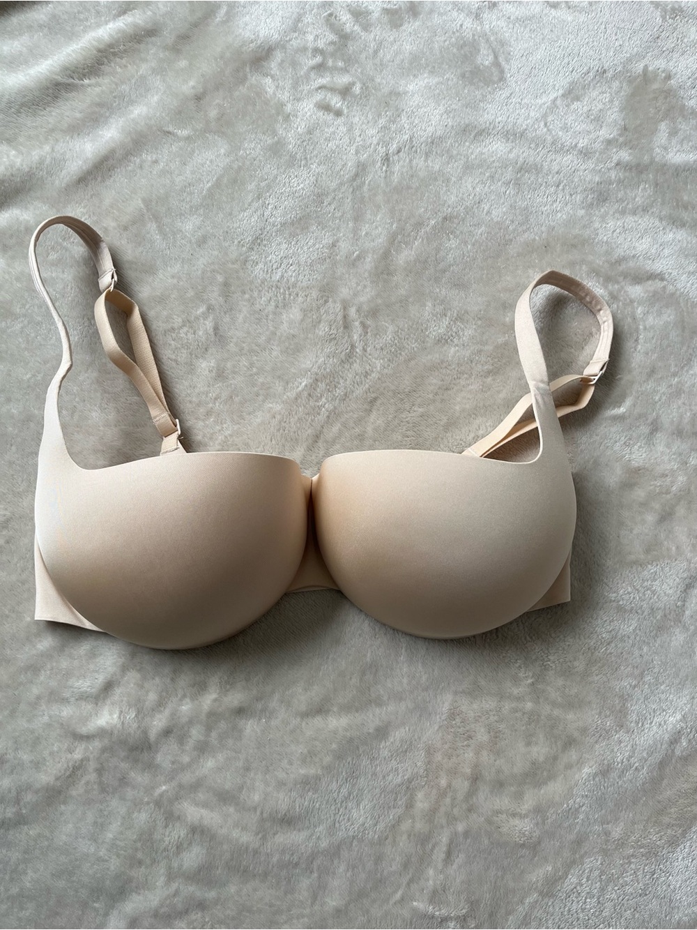 SKIMS Ultimate Push-up Balconette Bra 34DD NWOT Sand Color
